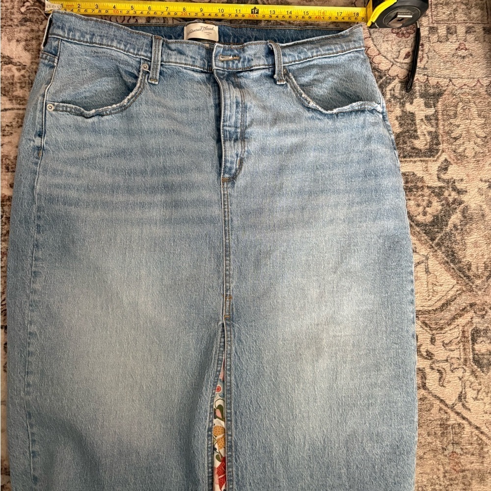 Universal Thread Sky Blue Women's Jean Skirt